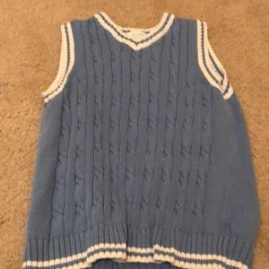 selling Blue sweater vest for $5.00